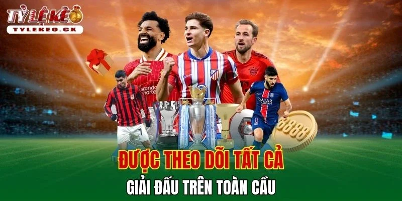 Tỷ Lệ Kèo 41 Được theo dõi tất cả giải đấu trên toàn cầu