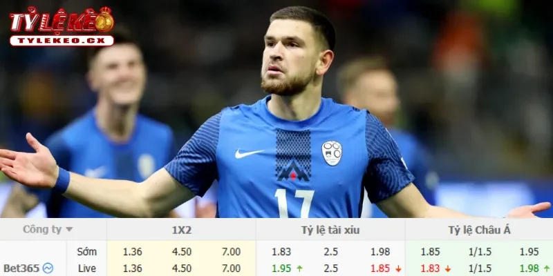Chi tiết kèo Croatia vs Slovenia