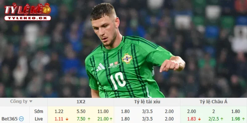 Chi tiết kèo Pháp vs Bắc Ireland